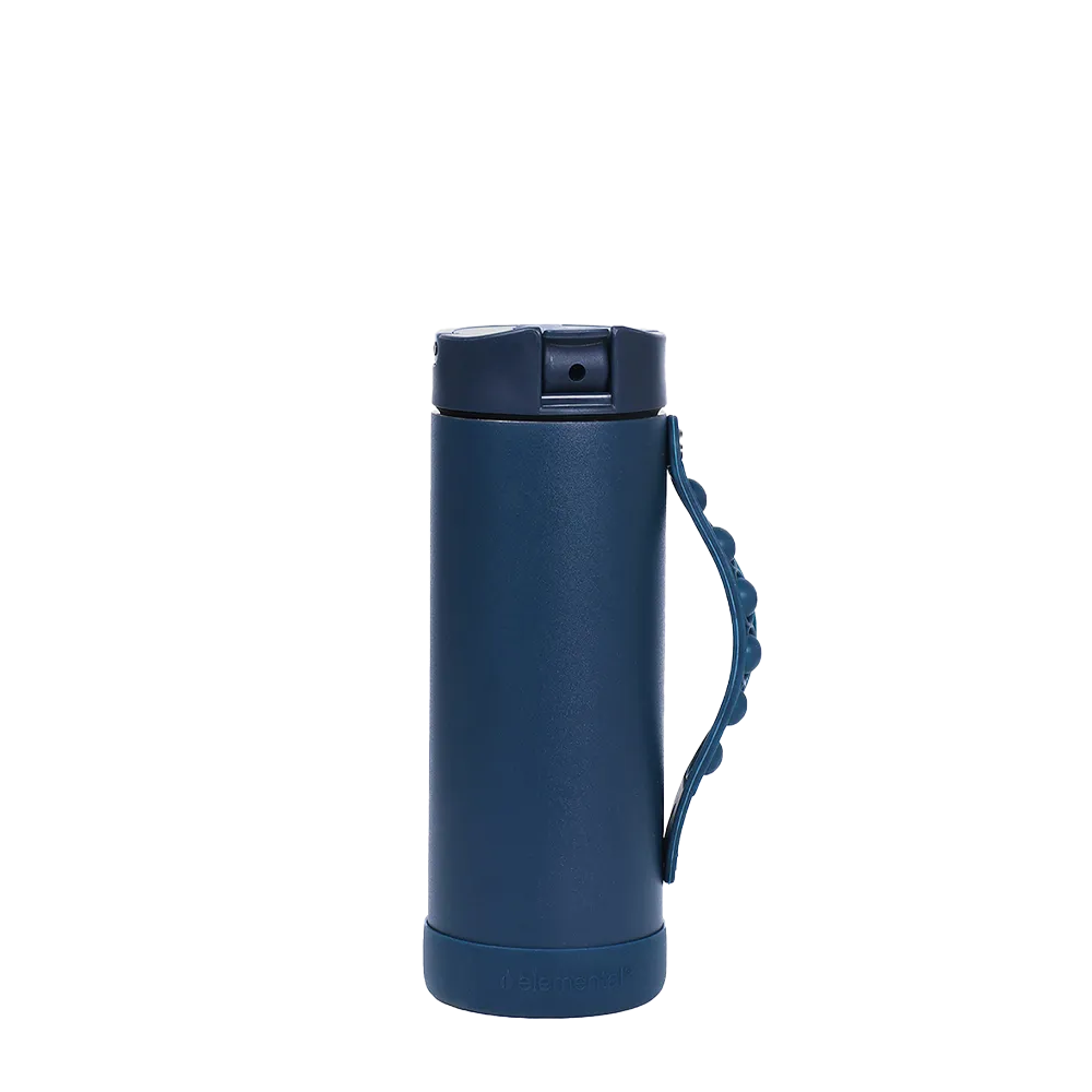 Elemental Iconic Pop Fidget Bottle 14 oz Navy 