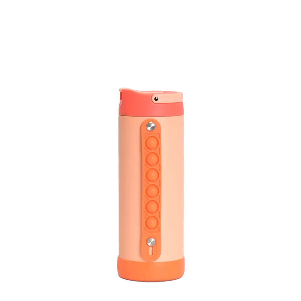 Elemental Iconic Pop Fidget Bottle 14 oz Peach Sunrise 