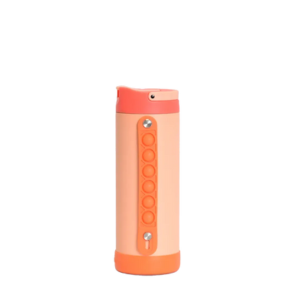 Elemental Iconic Pop Fidget Bottle 14 oz Peach Sunrise 