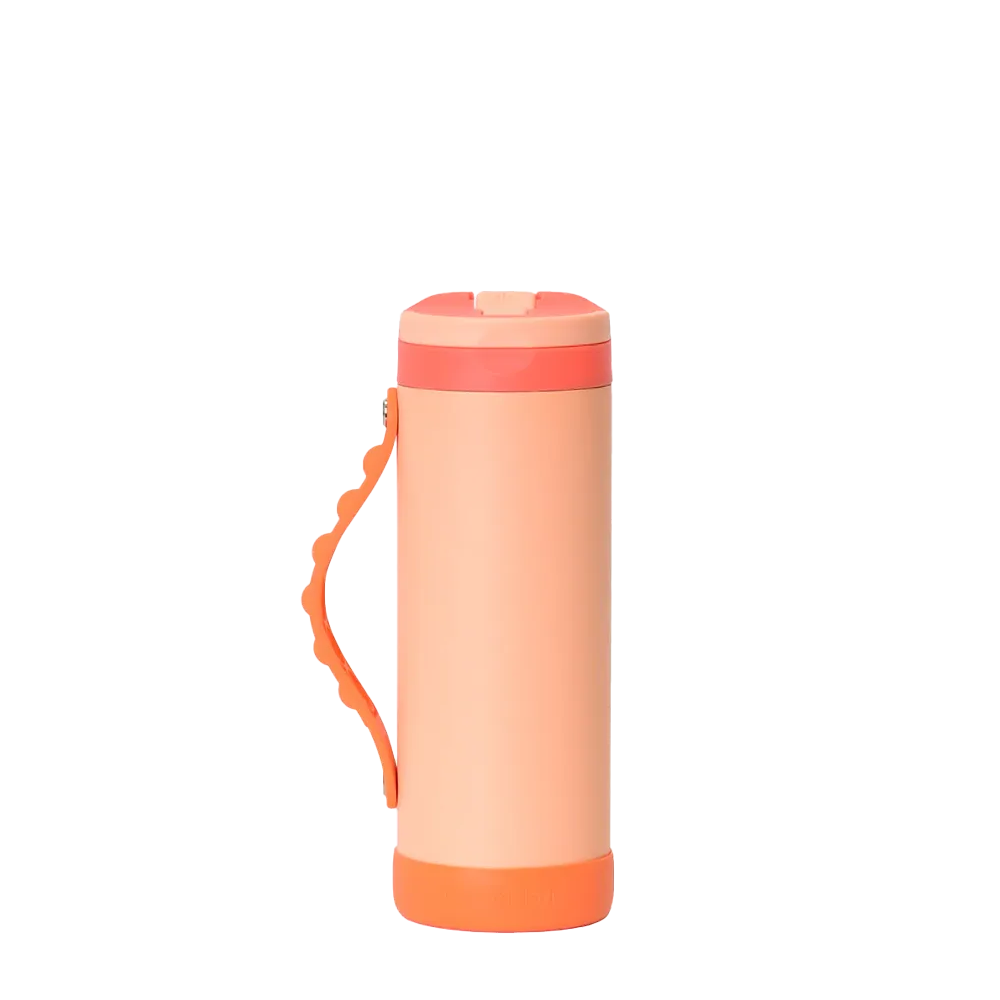 Elemental Iconic Pop Fidget Bottle 14 oz Peach Sunrise 