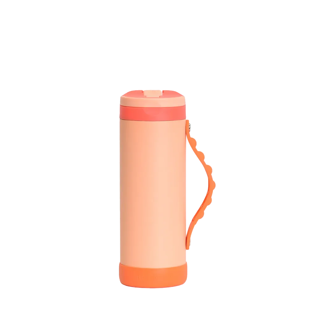 Elemental Iconic Pop Fidget Bottle 14 oz Peach Sunrise 