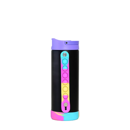 Elemental Iconic Pop Fidget Bottle 14 oz Black Tie Dye 