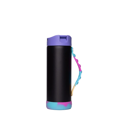 Elemental Iconic Pop Fidget Bottle 14 oz Black Tie Dye 