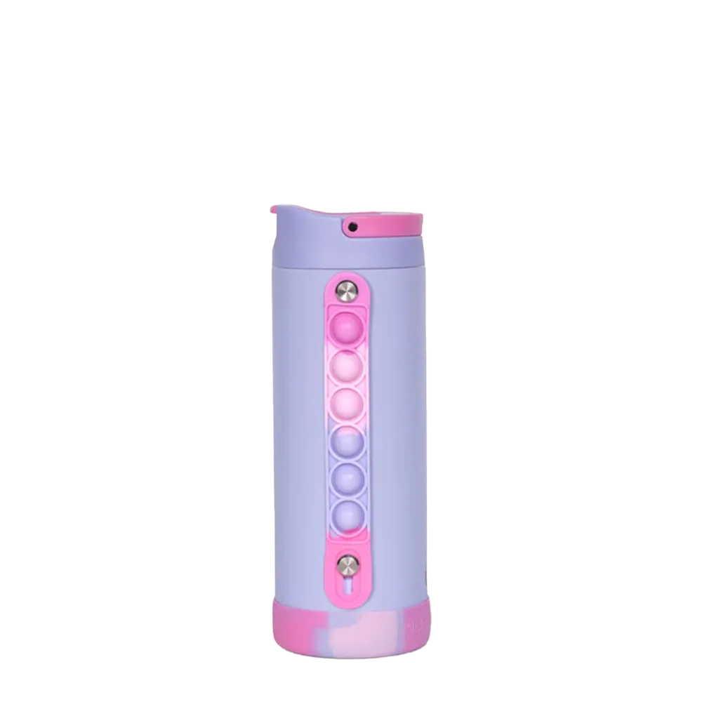Elemental Iconic Pop Fidget Bottle 14 oz Lilac Tie Dye 