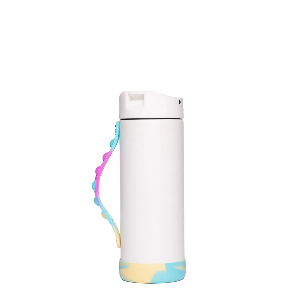 Elemental Iconic Pop Fidget Bottle 14 oz White Tie Dye 