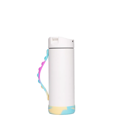 Elemental Iconic Pop Fidget Bottle 14 oz White Tie Dye 