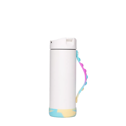 Elemental Iconic Pop Fidget Bottle 14 oz White Tie Dye 