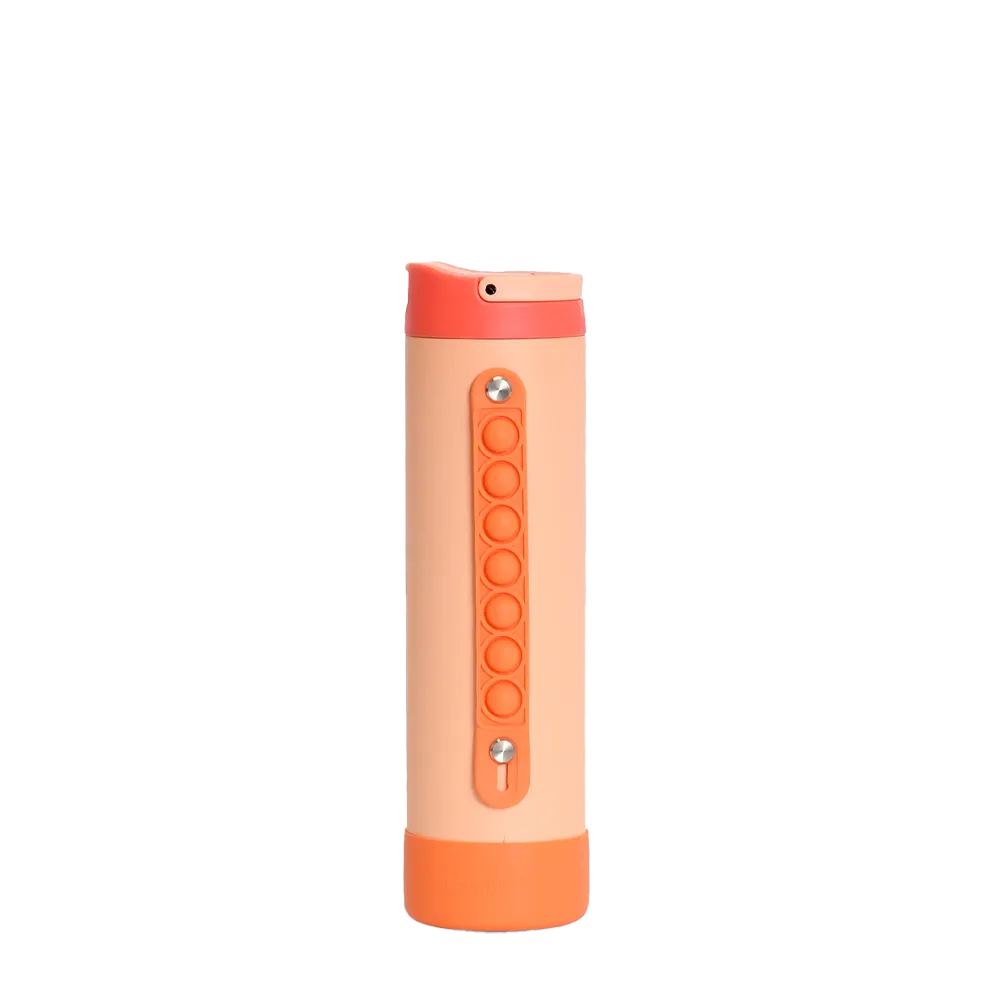 Elemental Iconic Pop Fidget Bottle 20 oz Peach Sunrise 