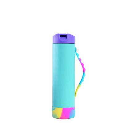 Elemental Iconic Pop Fidget Bottle 20 oz Popin Blue Tie Dye 