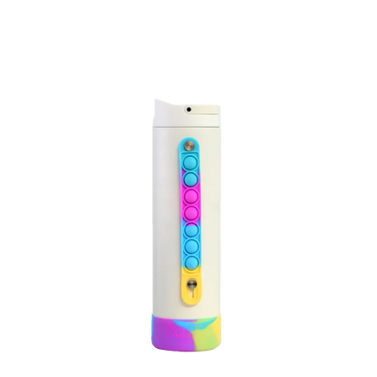 Elemental Iconic Pop Fidget Bottle 20 oz White Tie Dye 