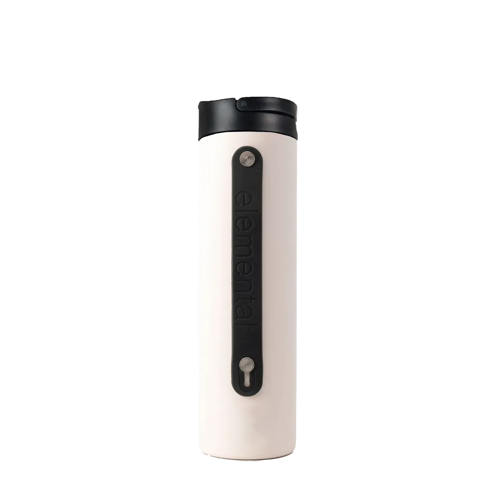 Elemental Iconic Sport Bottle 20 oz White 