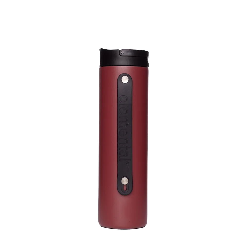 Elemental Iconic Sport Bottle 20 oz Burgandy 