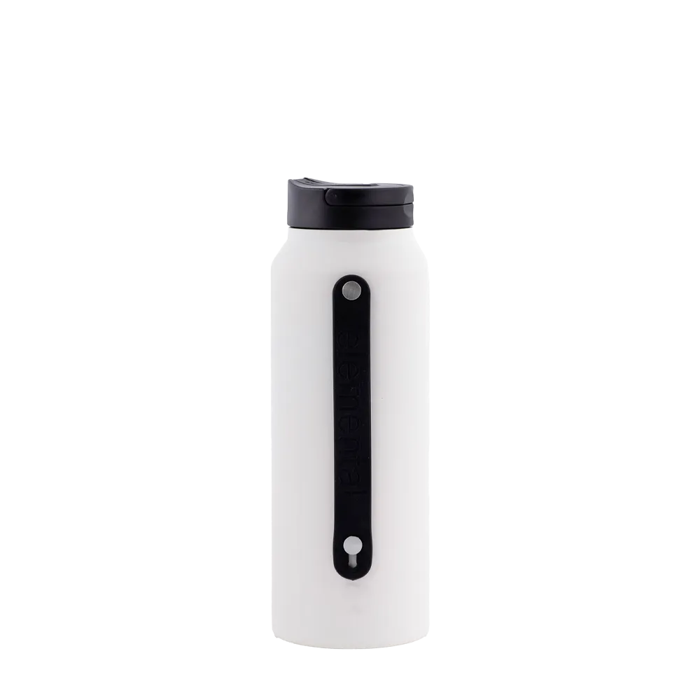 Elemental Iconic Sport Bottle 32 oz White 