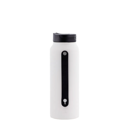 Elemental Iconic Sport Bottle 32 oz White 