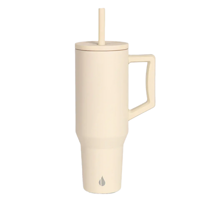Elemental Commuter Tumbler 40 oz Beige 