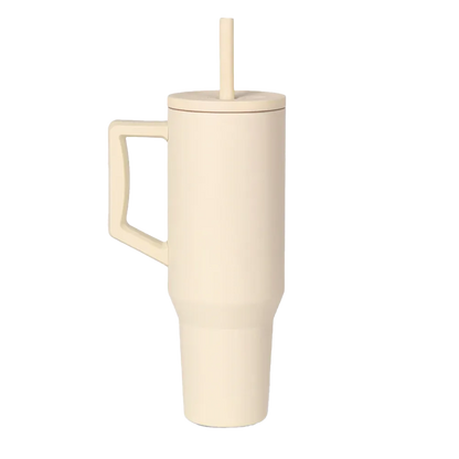 Elemental Commuter Tumbler 40 oz Beige 