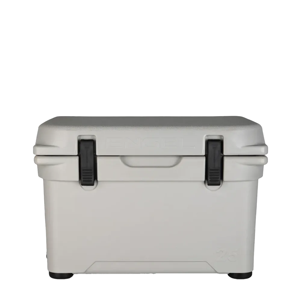 Customized Engel 25 High Performance Hard Cooler and Ice Box front facing 