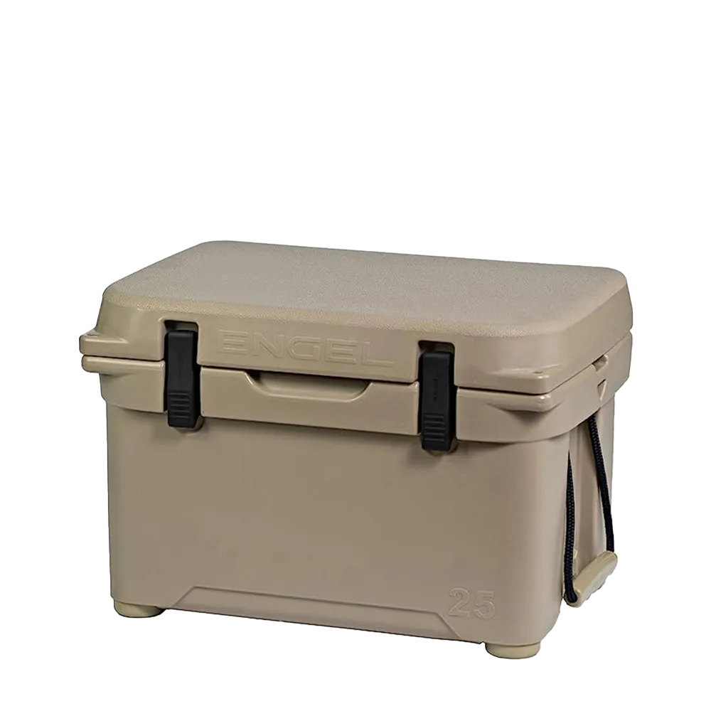 Customized Engel 25 High Performance Hard Cooler and Ice Box side angle 