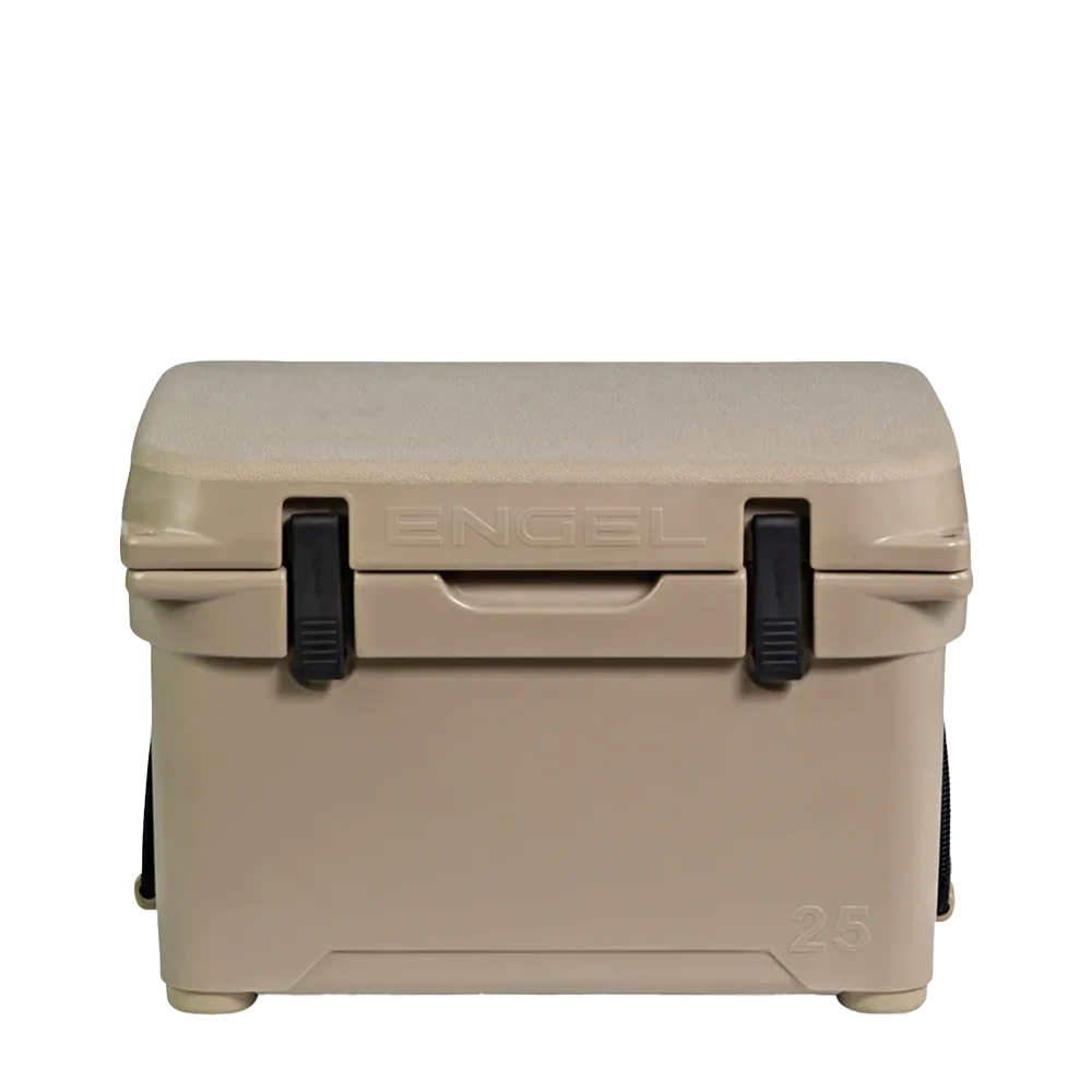 Customized Engel 25 High Performance Hard Cooler and Ice Box front facing 