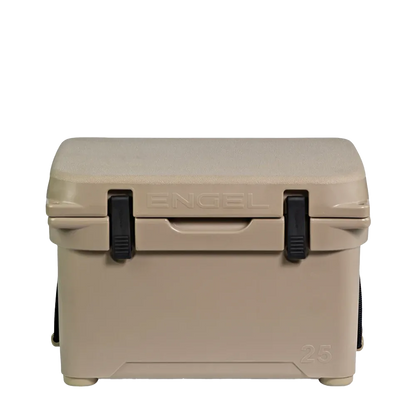 Customized Engel 25 High Performance Hard Cooler and Ice Box front facing 