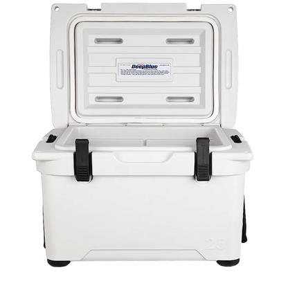 Customized Engel 25 High Performance Hard Cooler and Ice Box opened 