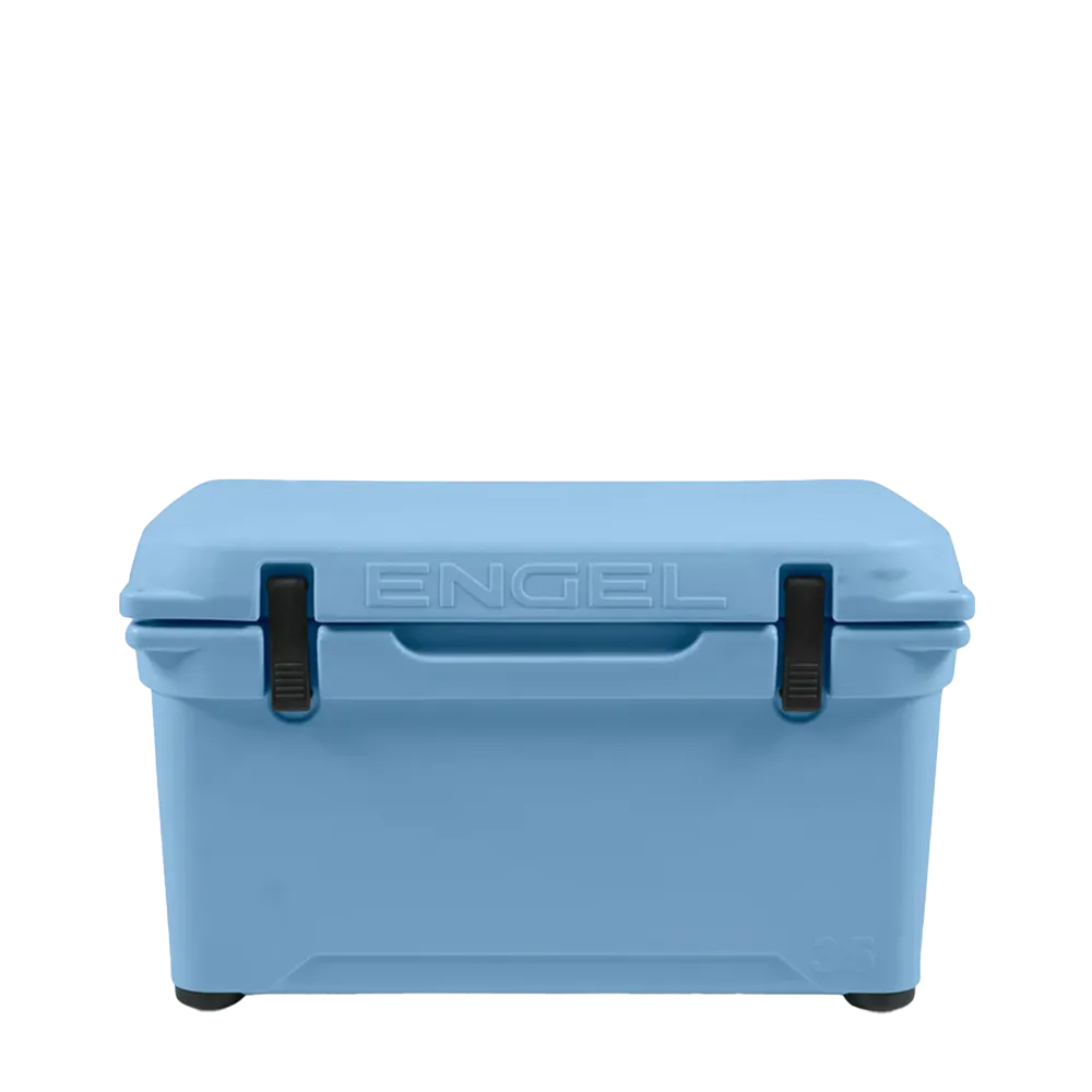 Customized Engel 35 High Performance Hard Cooler and Ice Box front facing 