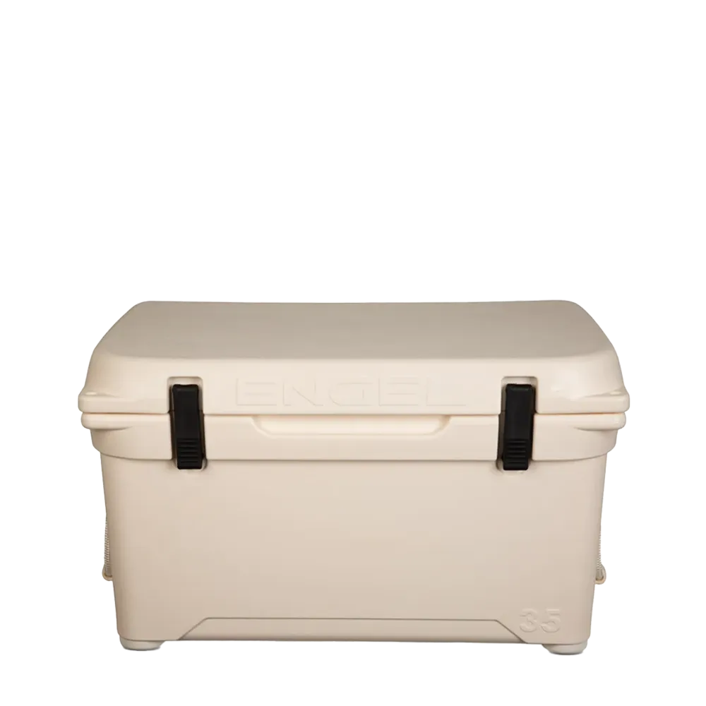 Customized Engel 35 High Performance Hard Cooler and Ice Box front facing 
