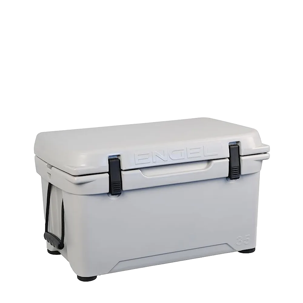 Customized Engel 35 High Performance Hard Cooler and Ice Box side angle 