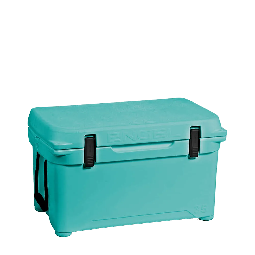 Customized Engel 35 High Performance Hard Cooler and Ice Box side angle 