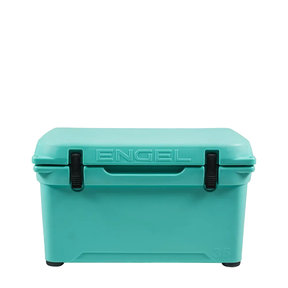 Customized Engel 35 High Performance Hard Cooler and Ice Box front facing 