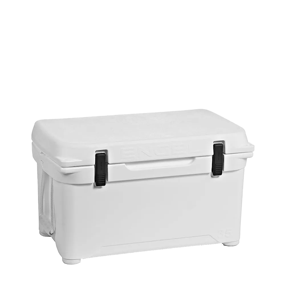 Customized Engel 35 High Performance Hard Cooler and Ice Box side angle 