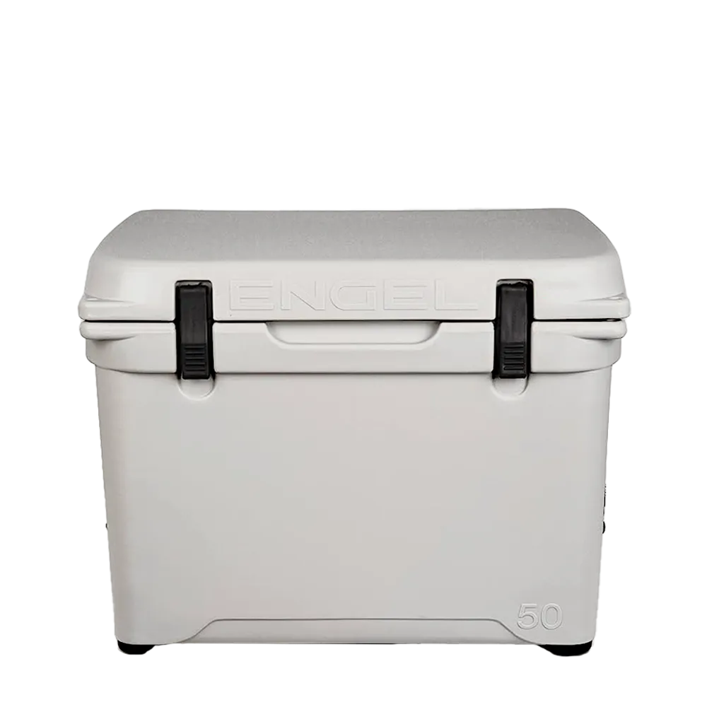 Customized Engel 50 High Performance Hard Cooler and Ice Box front facing 