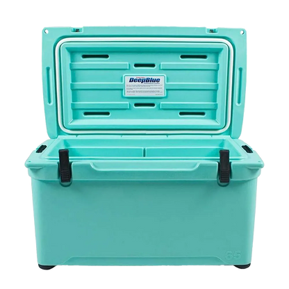 Customized Engel 65 High Performance Hard Cooler and Ice Box opened 