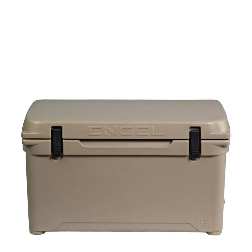 Customized Engel 65 High Performance Hard Cooler and Ice Box front facing 