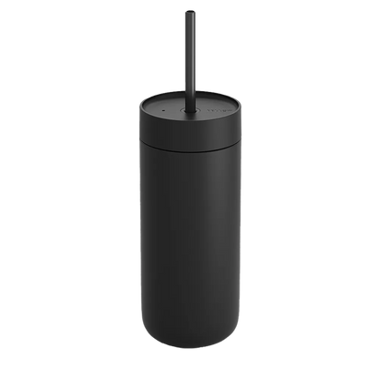 Fellow Carter Cold Tumbler with Straw Lid 16 oz Matte Black 