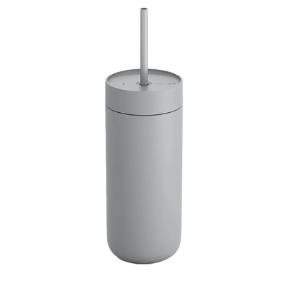 Fellow Carter Cold Tumbler with Straw Lid 16 oz Matte Grey 