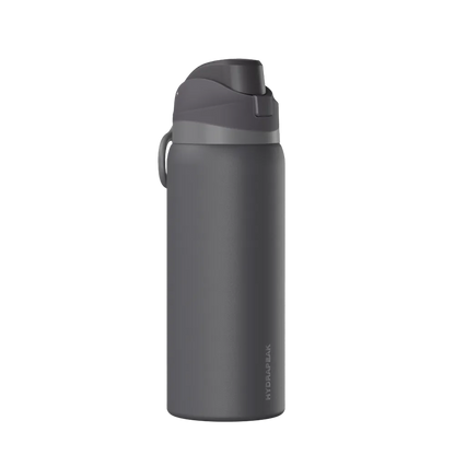 Hydrapeak Oasis Water Bottle 32 oz Grey Matter 