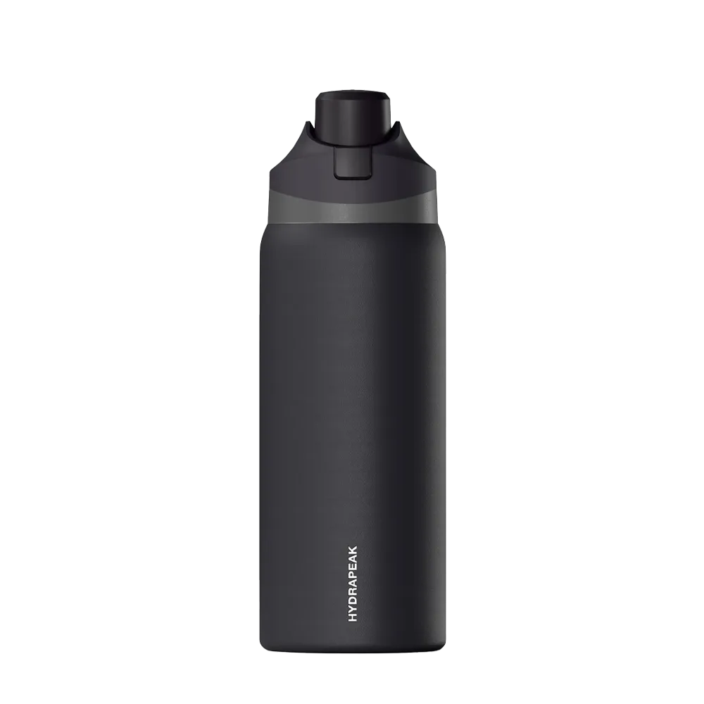 Hydrapeak Oasis Water Bottle 32 oz Grey Matter 