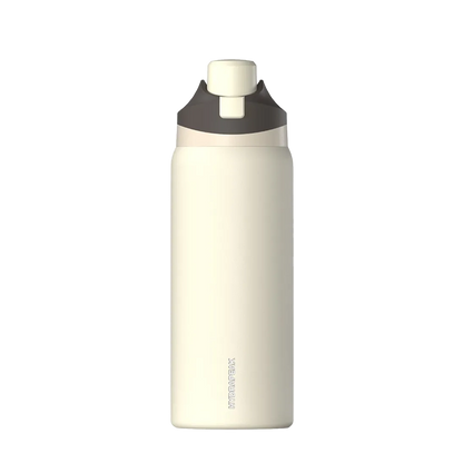 Hydrapeak Oasis Water Bottle 32 oz Ivory 