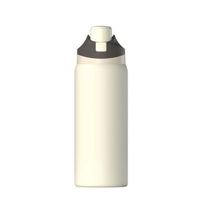 Hydrapeak Oasis Water Bottle 32 oz Ivory 