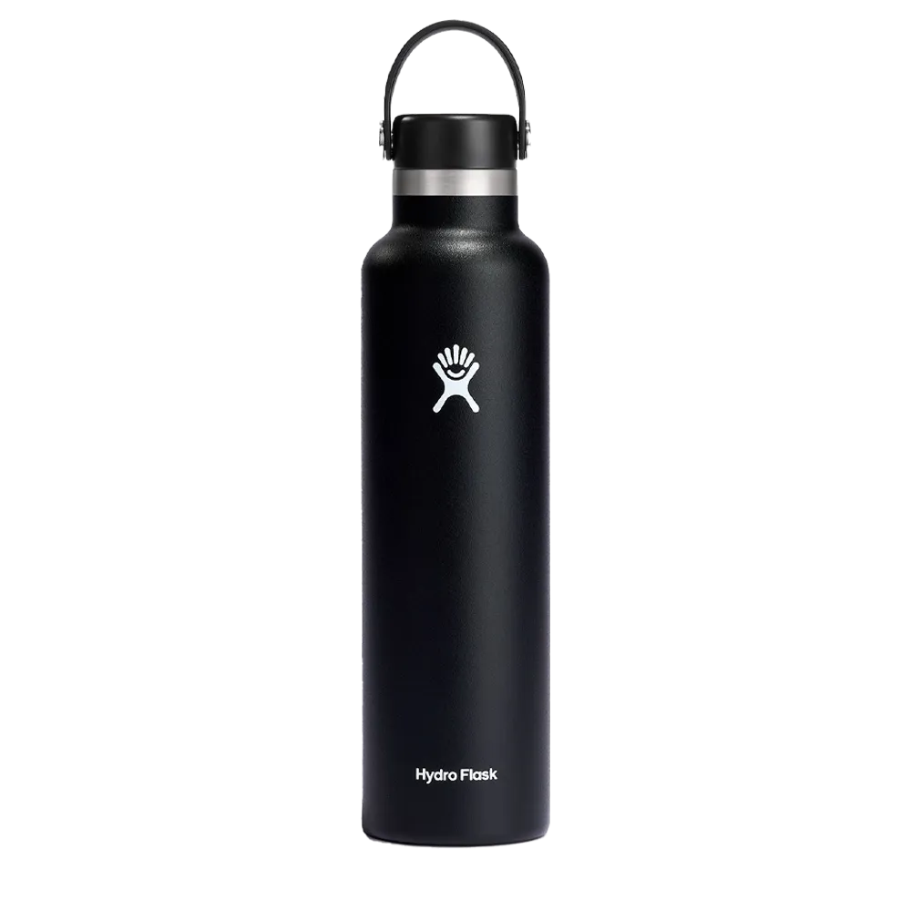 Hydro Flask Standard Mouth Bottle 24 oz Black 