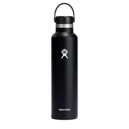 Hydro Flask Standard Mouth Bottle 24 oz Black 