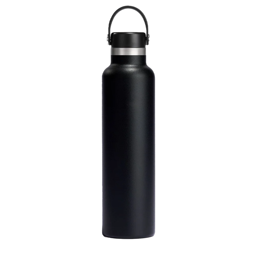 Hydro Flask Standard Mouth Bottle 24 oz Black 
