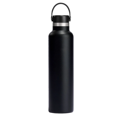 Hydro Flask Standard Mouth Bottle 24 oz Black 