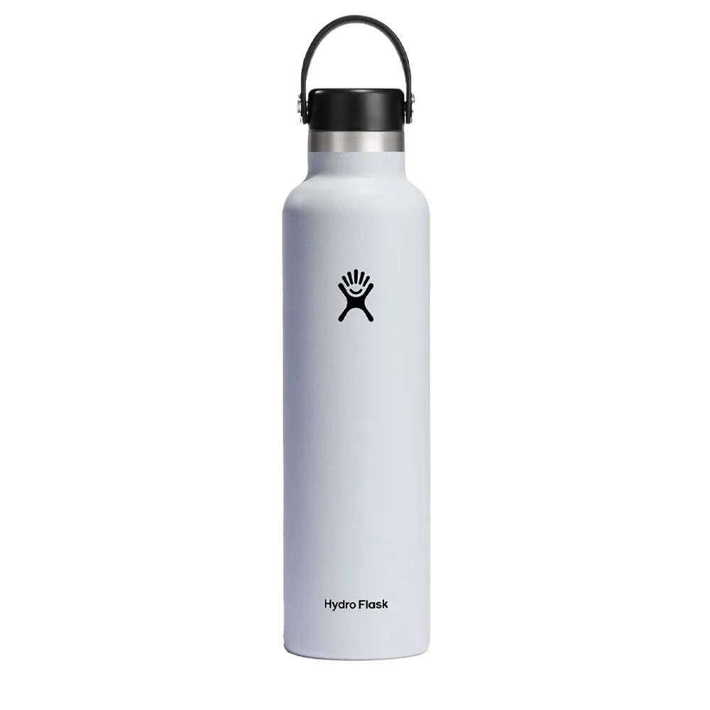 Hydro Flask Standard Mouth Bottle 24 oz White 