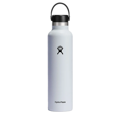 Hydro Flask Standard Mouth Bottle 24 oz White 
