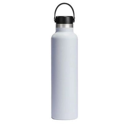 Hydro Flask Standard Mouth Bottle 24 oz White 
