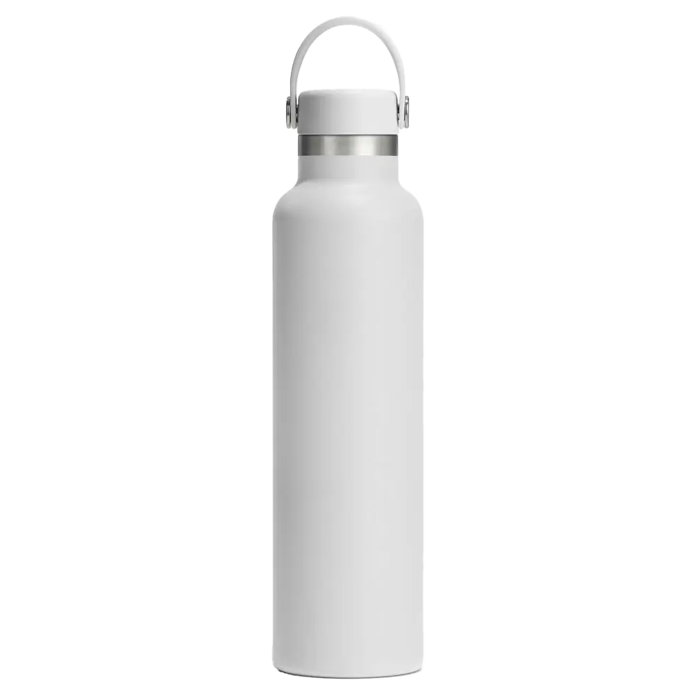 Hydro Flask Standard Mouth Bottle 24 oz Tonal White 