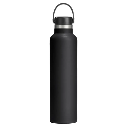 Hydro Flask Standard Mouth Bottle 24 oz Tonal Black 