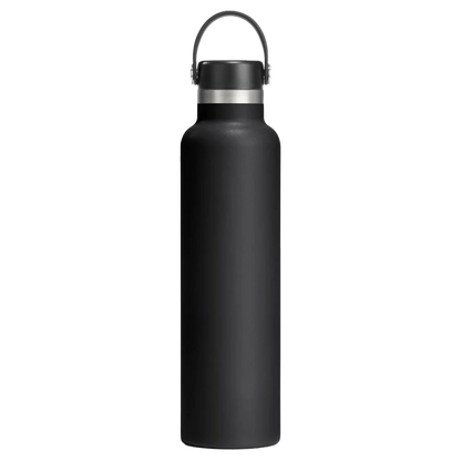 Hydro Flask Standard Mouth Bottle 24 oz Tonal Black 